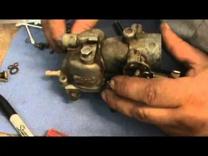 Reassembling a Zenith carburetor from 1947 Wisconsin VH4D En