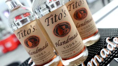 Download Titos Vodka American Brand Of Liquor Wallpaper | Wallpapers.com.