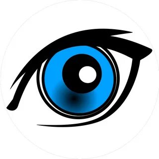 Anime Eye Svg Clip Arts - Eye Cartoon - Png Download - Full 