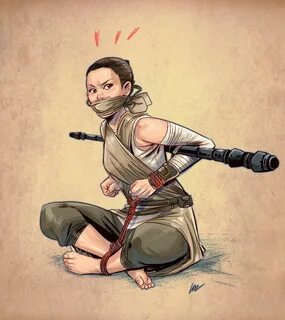 Rey Star Wars Tied Up