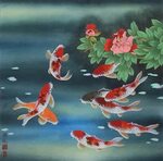 Japanese Koi Watercolor at PaintingValley.com Explore collec