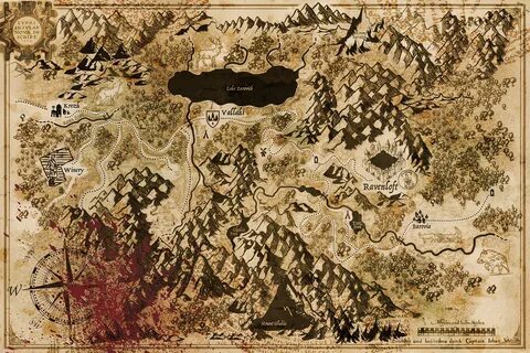 Map of Barovia in Barovia - Ravenloft World Anvil