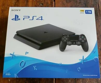 PS4 console PlayStation 4 PS4 Slim 1TB Black Console - True 