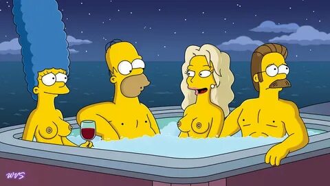 #pic652030: Homer Simpson - Marge Simpson - Ned Flanders - T