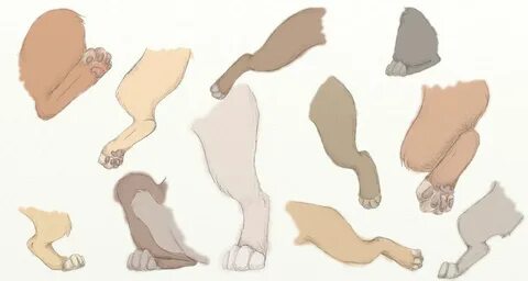 Lion Legs sketch (back legs) by https://beestarart.deviantar
