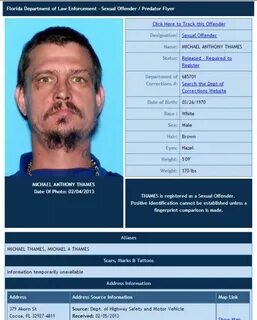 FDLE Posts List of Recent Brevard Sex Offenders - Space Coas