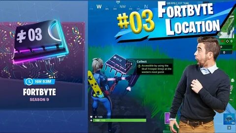 FORTNITE FORTBYTE #3 LOCATION: Accessible Using the Skull Tr