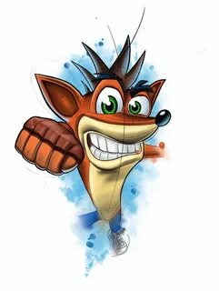Crash bandicoot dibujos