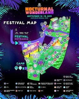 Nocturnal Wonderland on Twitter: "Festival and parking maps 