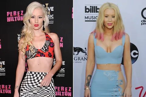 Iggy Azalea revealed all to Vogue about her op, pictured left before and ri...