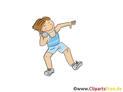 Shot Put Picture, Sport Cliparts, Comic, Cartoon, Image For 