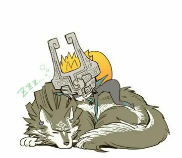 Sleepy Wolf Link And Midna by theskywaker on DeviantArt - Ne