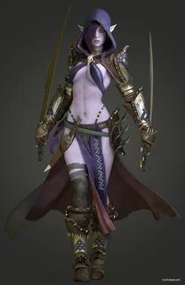 ArtStation - Dark Elf Assassin