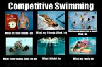 Swimming Memes Swimming memes, Competitive swimming, Swimmin