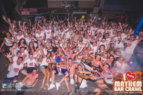 Mayhem bar crawl ayia napa.