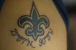 New Orleans Temporary Tattoo Fleur De Lis Tattoo Stickers St