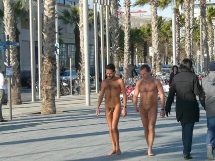 Nude beneath the palm-lined streets of Barcelona Nude Girls 