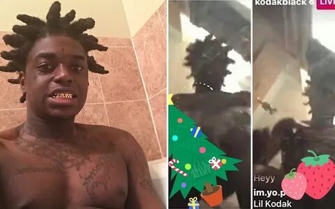 Kodak Naked On Instagram Live After Dropping His Phone In