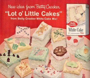 gold country girls: Then And Now #84 Betty Crocker White Cak