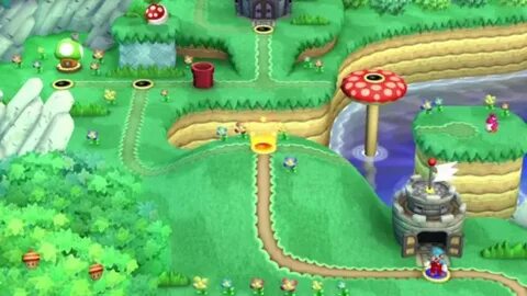 New Super Mario Bros U Walkthrough 3 Acorn Plains Castle All