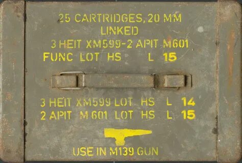 Jetzt bestellen " Fototapete Militär Munitionskiste M139 liv