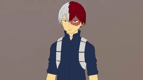 Todoroki - 3D model by Cao Anh 0e2d566 - Sketchfab