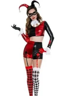 Черно-красный костюм Харли Квинн (Harley Quinn DC) - купить 