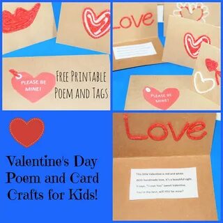 Valentine’s Day Poem and Card Craft for Kids! - Wikki Stix