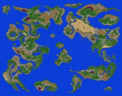 Dragon Quest 4 World Map - Map Of Western Hemisphere