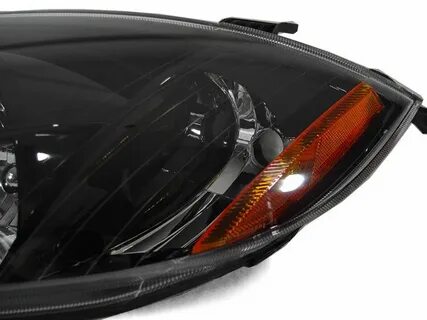 Фара DEPO Euro Black Housing Clear Lens Headlights For 06-08