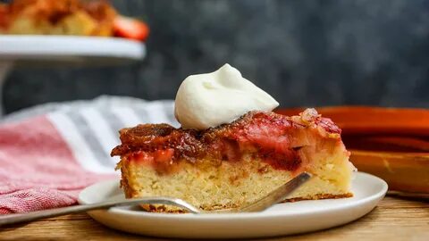 Strawberry-Rhubarb Upside-Down Cake Recipe - NYT Cooking
