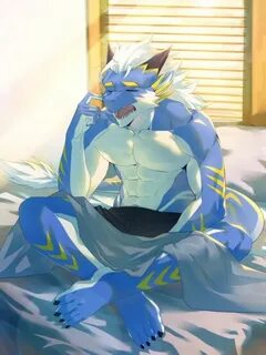 Male dragon furry