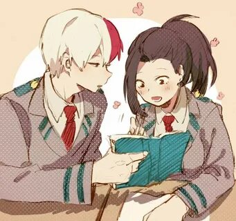 #bnha Todoroki Shouto x Momo Yaoyorozu Аниме Amino Amino