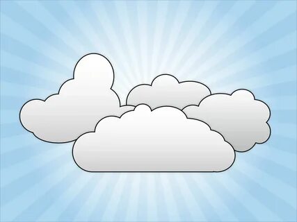 blue cloud clipart - Clip Art Library