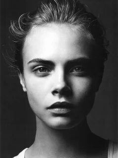 cara delevingne black and white tumblr - Google Search Portr