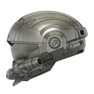Halo Reach CQC Helmet 3D Modèle pour Cosplay Armour Etsy