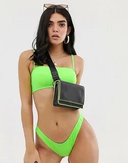 ASOS DESIGN bikini in neon green ASOS