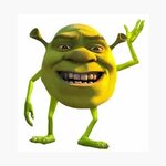 Shrek Emoji Photographic Prints Redbubble