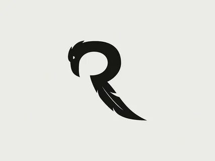 Raven letter R by Yuri Kartashev on Dribbble