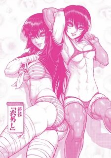 Xbooru - 2 girls abs ass bikini breasts kengan ashura kure f