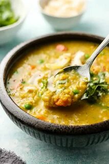 1-Pot Golden Curry Lentil and Quinoa Soup (Vegan) - Okonomi 