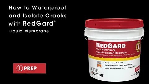 How to Install RedGard Waterproofing and Crack Prevention Me