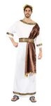 Toga Costume Mens Ladies Greek Roman Fancy Dress Adults Grec