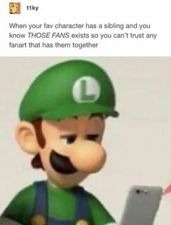 i don’t know if op put luigi on there iconically or- Reactio