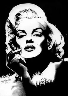 Black And White Marilyn Monroe Wallpaper posted by Christoph