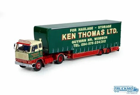 Tekno Thomas Ken Volvo F88 mit klassik Planenauflieger 71084