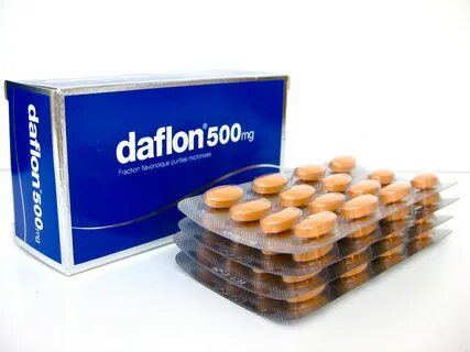 Daflon 500 mg 60 caps Diosmin Dietary 500MG Detralex 60 Veno
