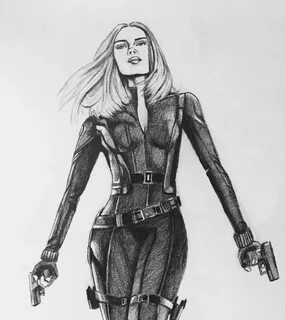 Black Widow Marvel drawings, Black widow drawing, Avengers d