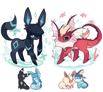 Some more eeveelution fusions Pokéfusion / Pokémon Fusion Kn