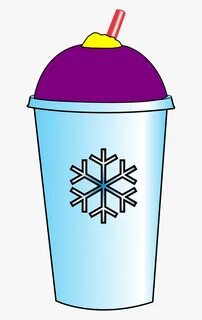 Transparent Snow Flurry Png - Slushy Clip Art, Png Download 